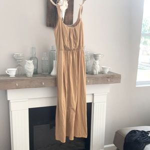 Size small long ochre yellow dress from Macy’s